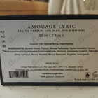 Отзывы Amouage Lyric
