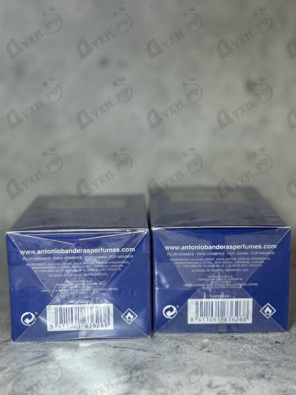 Парфюмерия Antonio Banderas Blue Seduction