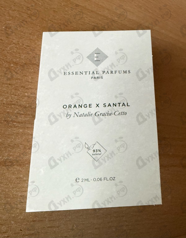 Парфюмерия Orange X Santal от Essential Parfums