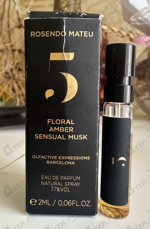 Парфюмерия Rosendo Mateu № 5 Floral, Amber, Sensual Musk от Rosendo Mateu Olfactive Expressions