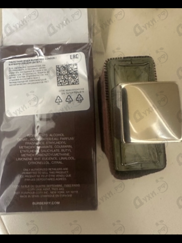 Парфюмерия Burberry London