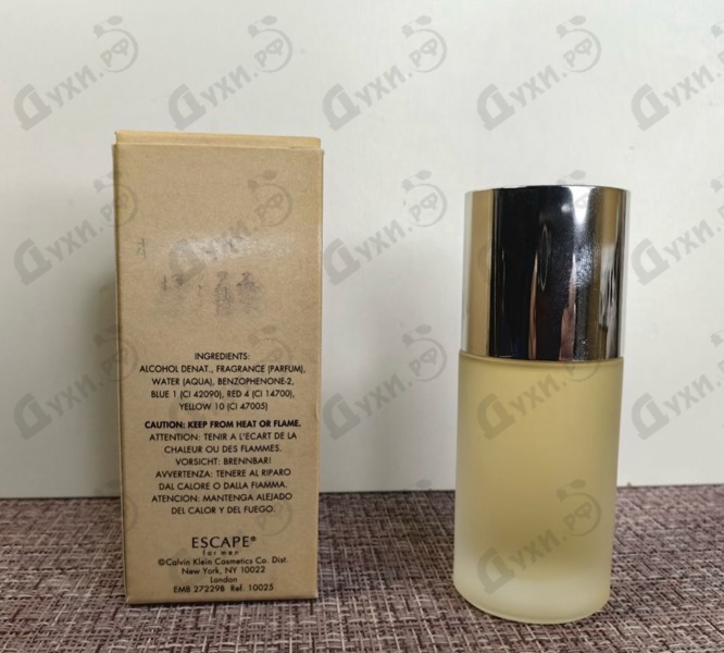 Парфюмерия Escape от Calvin Klein