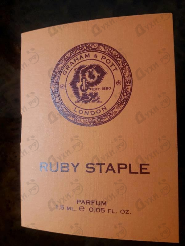 Духи Ruby Staple от Graham & Pott