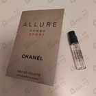 Отзывы Chanel Allure Homme Sport