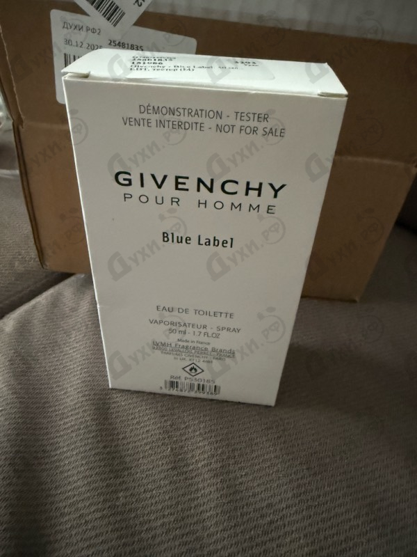 Парфюмерия Blue Label от Givenchy