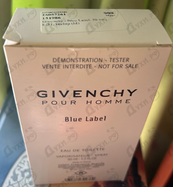 Парфюмерия Givenchy Blue Label