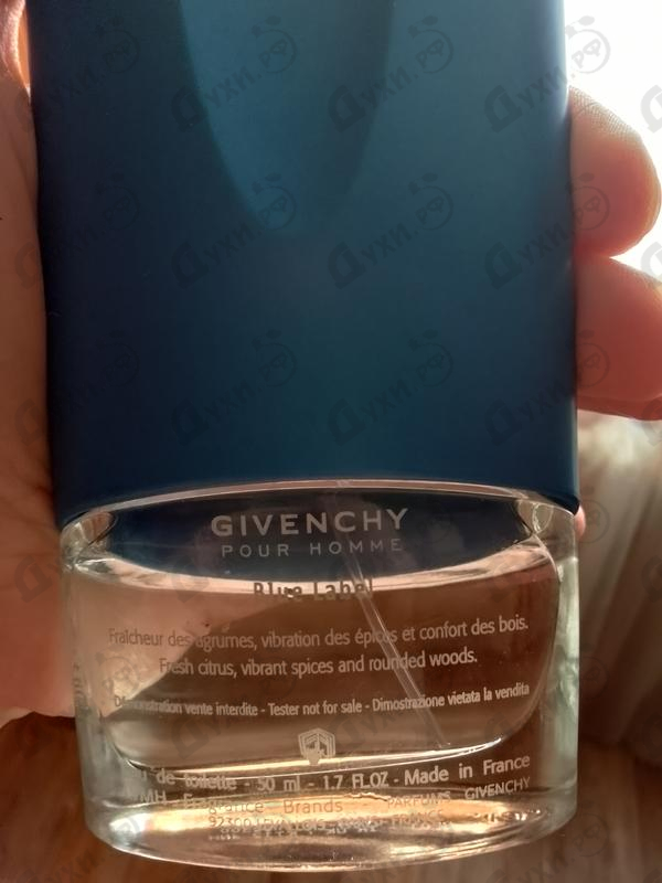 Парфюмерия Blue Label от Givenchy