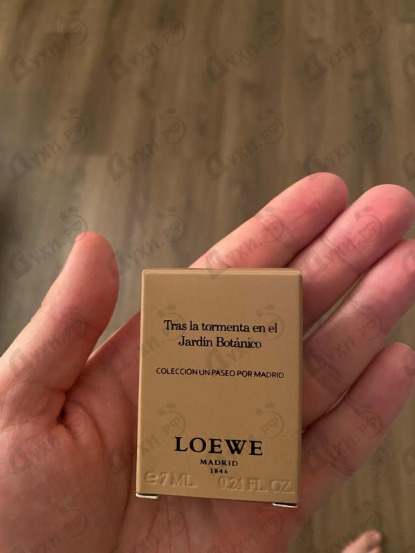 Парфюмерия Tras La Tormenta En El Jardin Botanico от Loewe Купить Loewe Tras La Tormenta En El Jardin Botanico