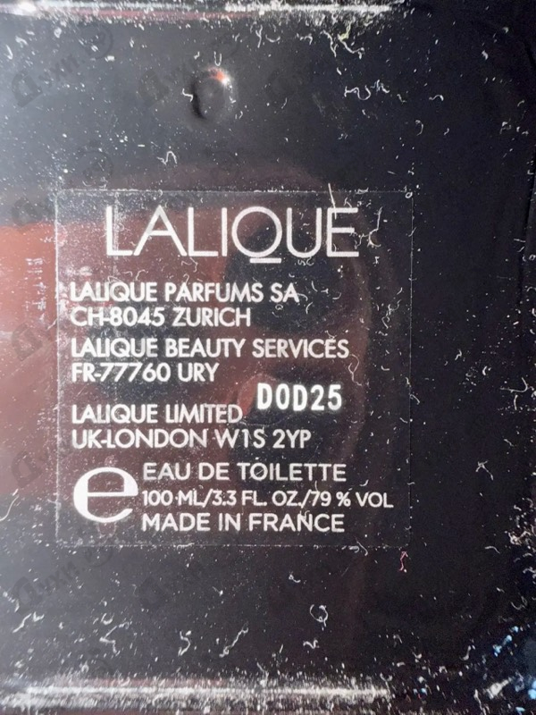 Отзывы Lalique Encre Noire