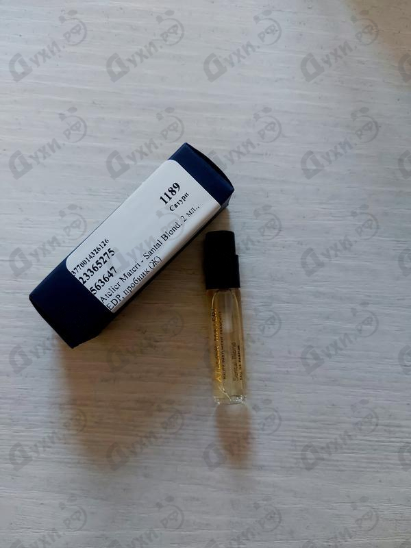 Парфюм Atelier Materi Santal Blond Парфюмерия Santal Blond от Atelier Materi