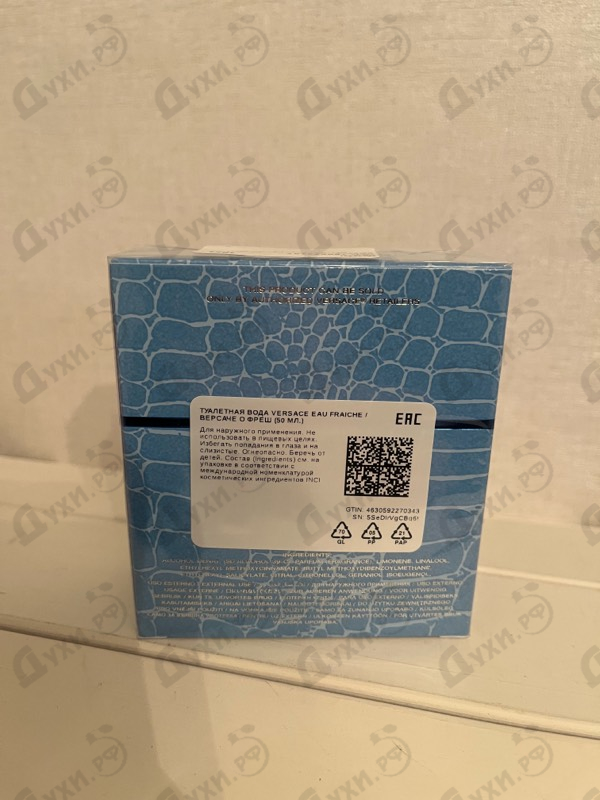Парфюмерия Versace Eau Fraiche
