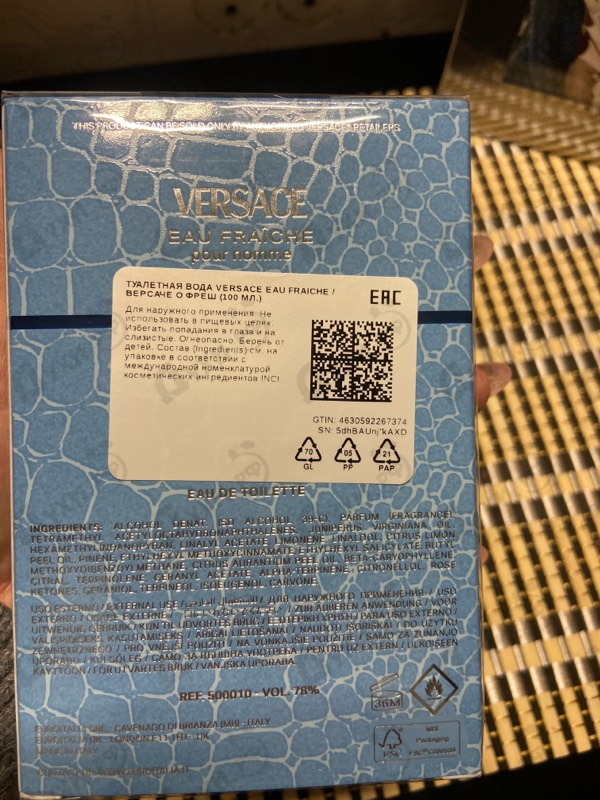 Купить Eau Fraiche от Versace