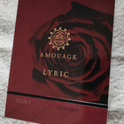 Отзыв Amouage Lyric
