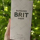 Отзыв Burberry Brit Sheer