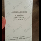 Духи Brit Sheer от Burberry