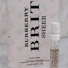 Отзыв Burberry Brit Sheer