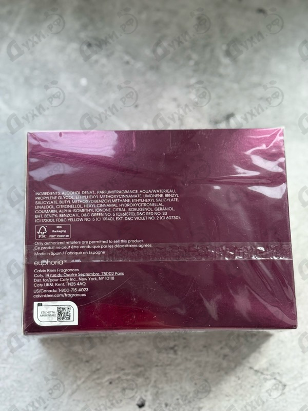 Духи Euphoria от Calvin Klein
