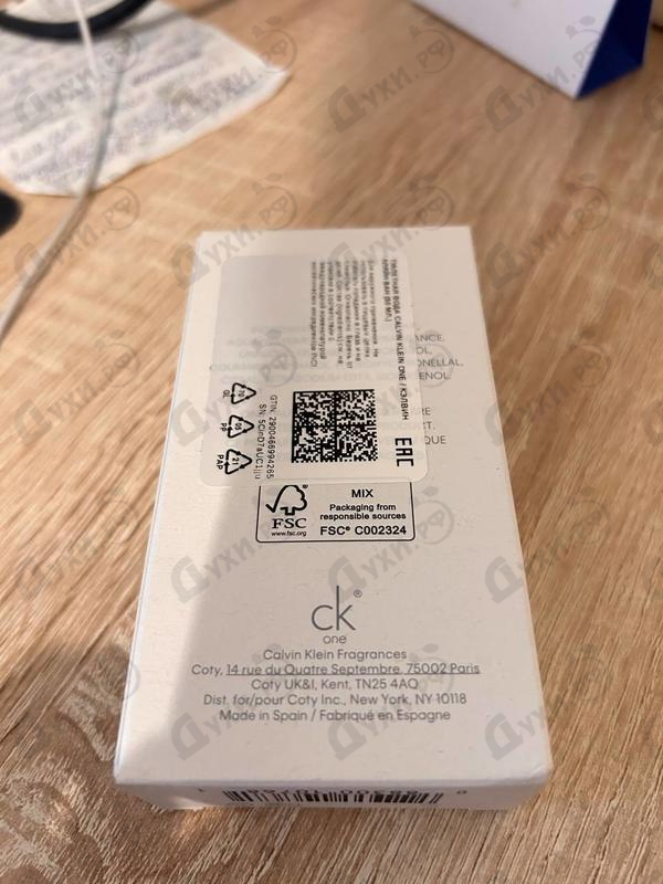 Парфюмерия One от Calvin Klein