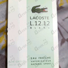 Парфюм Lacoste L.12.12 Blanc Eau Fraiche