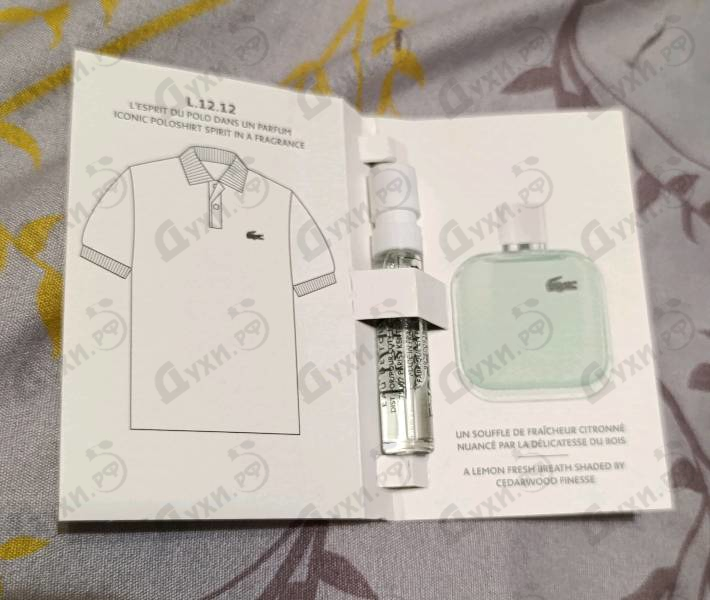 Отзыв Lacoste L.12.12 Blanc Eau Fraiche