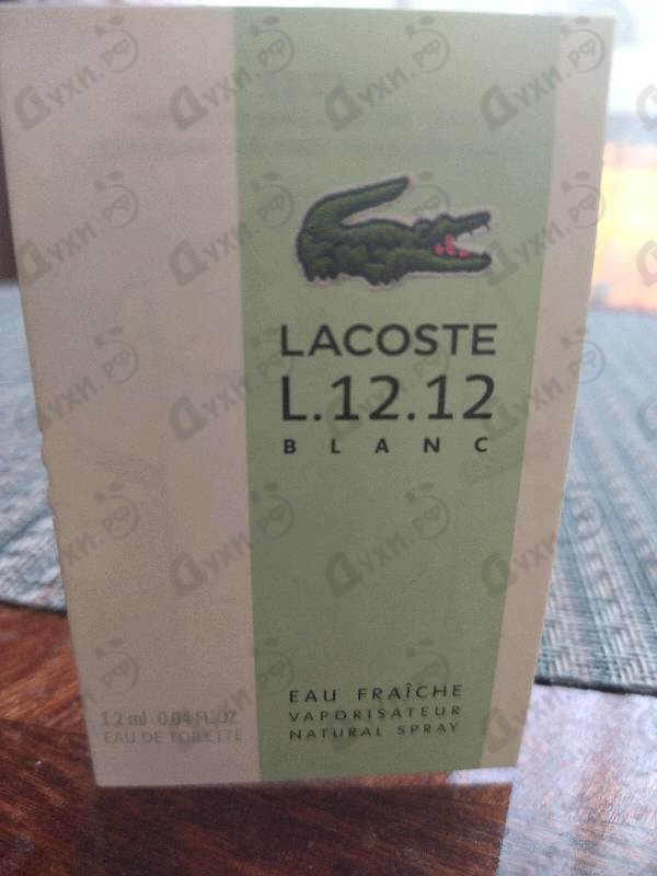 Парфюмерия L.12.12 Blanc Eau Fraiche от Lacoste