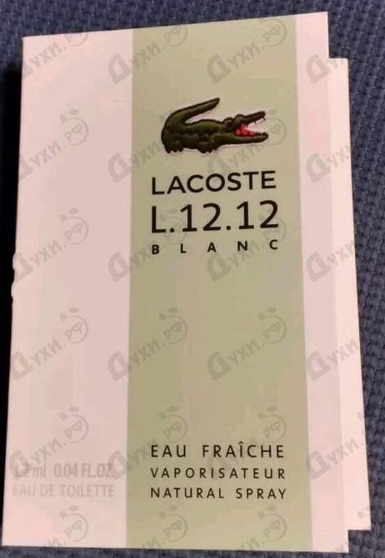 Парфюмерия L.12.12 Blanc Eau Fraiche от Lacoste