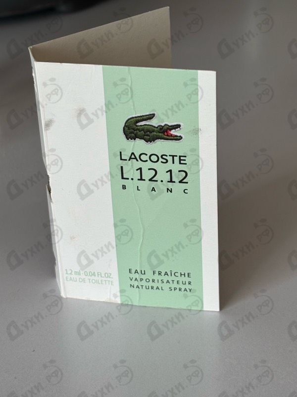 Отзыв Lacoste L.12.12 Blanc Eau Fraiche