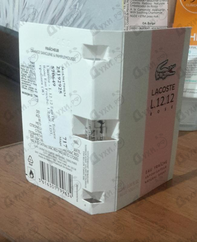 Парфюмерия Lacoste L.12.12 Eau De Toilette Rose Eau Fraiche Купить L.12.12 Eau De Toilette Rose Eau Fraiche от Lacoste