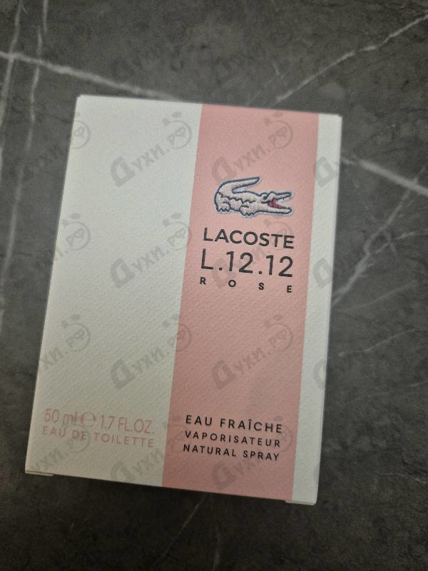 Купить L.12.12 Eau De Toilette Rose Eau Fraiche от Lacoste