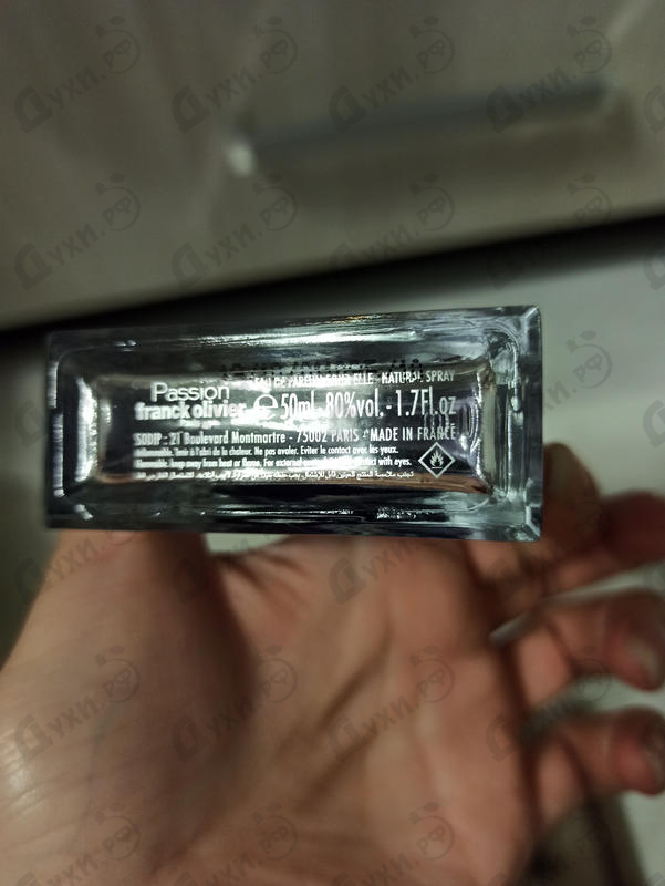 Отзывы Franck Olivier Passion Парфюмерия Passion от Franck Olivier