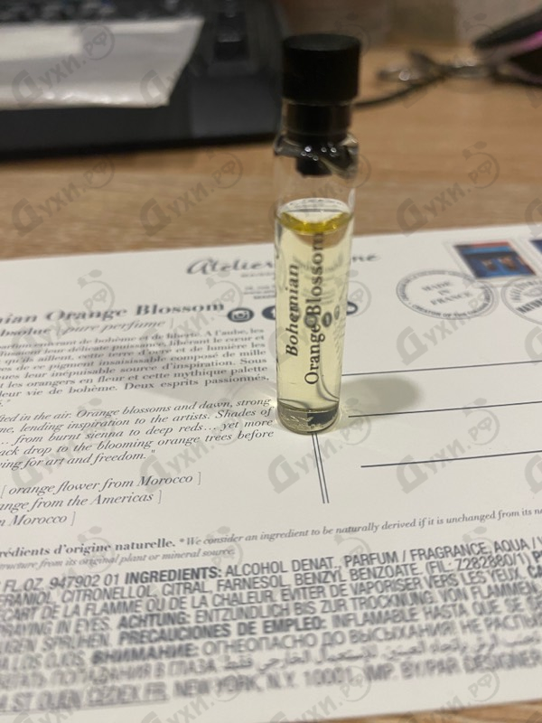 Духи Bohemian Orange Blossom от Atelier Cologne