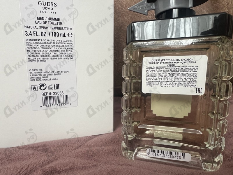Духи Uomo от Guess Парфюмерия Guess Uomo