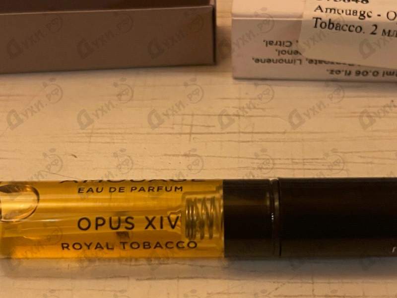 Парфюмерия Opus XIV Royal Tobacco от Amouage
