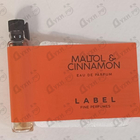 Отзывы Label Maltol & Cinnamon