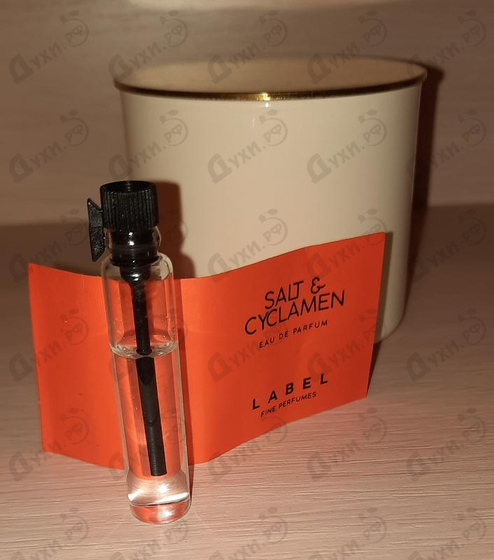 Духи Salt & Cyclamen от Label Отзывы Label Salt & Cyclamen