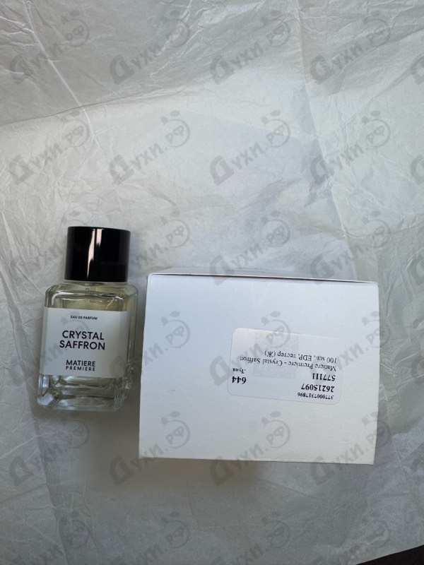 Парфюмерия Crystal Saffron от Matiere Premiere