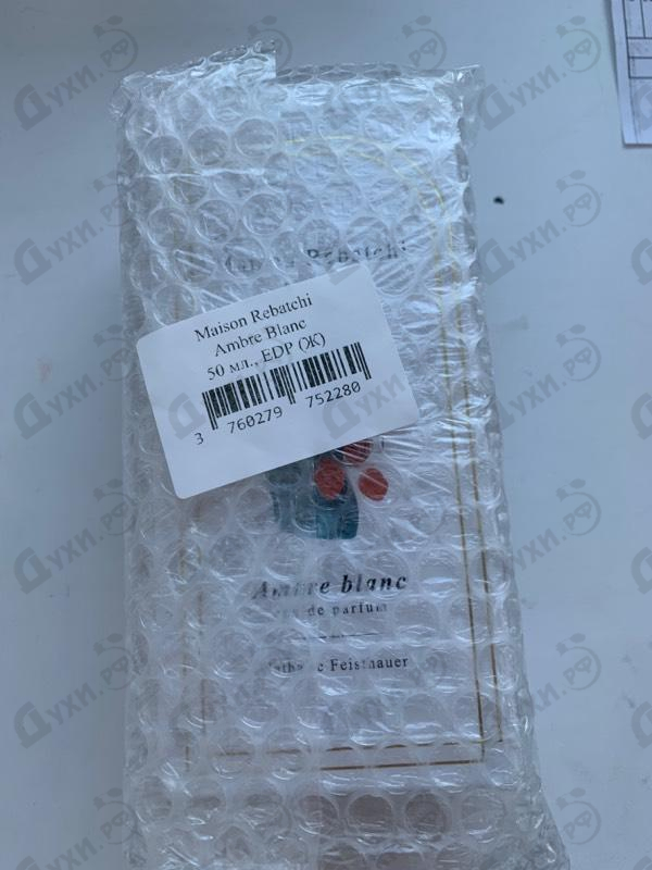 Духи Ambre Blanc от Maison Rebatchi Отзыв Maison Rebatchi Ambre Blanc