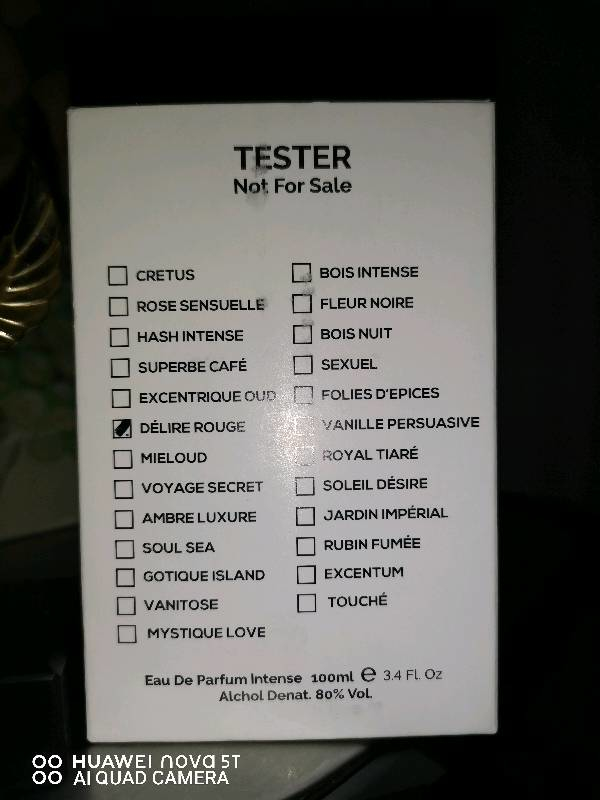 Парфюмерия Delire Rouge от Lpdo