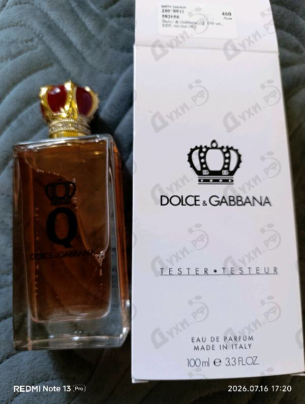 Отзыв Dolce & Gabbana Q