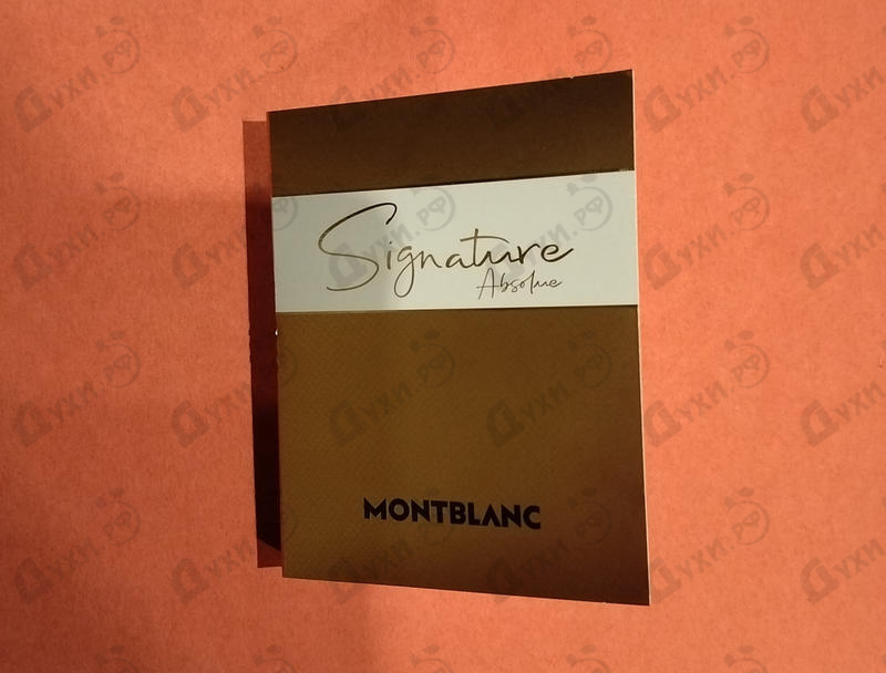 Отзывы Mont Blanc Signature Absolue