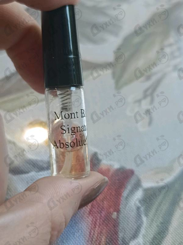 Духи Signature Absolue от Mont Blanc