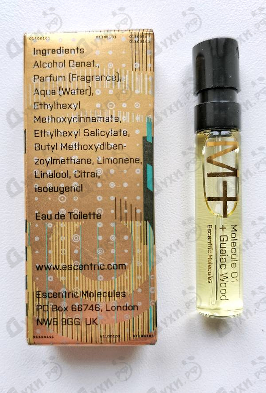 Парфюмерия Molecule 01 + Guaiac Wood от Escentric Molecules