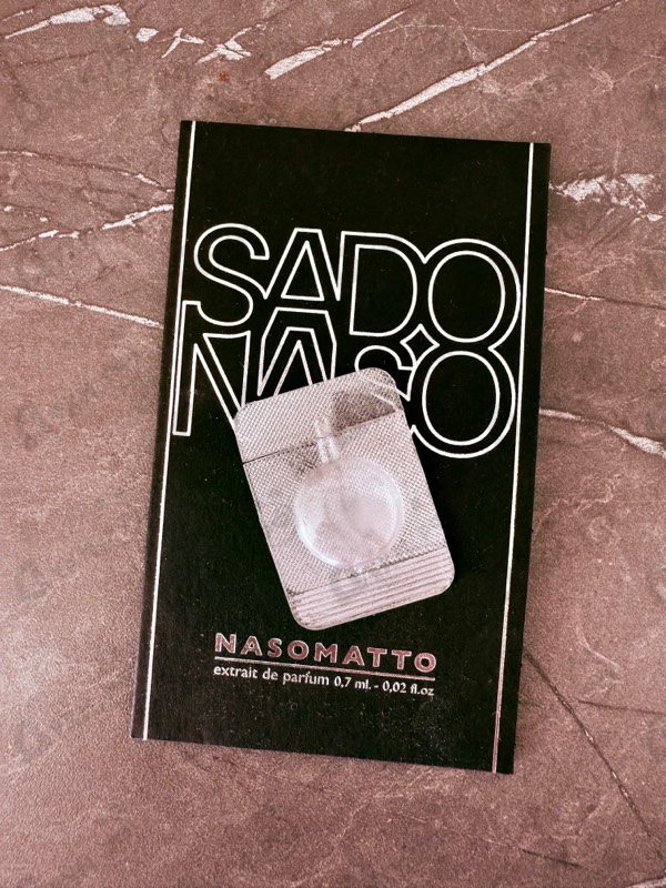 Парфюмерия Sadonaso (The Sweat Of Pleasure) от Nasomatto