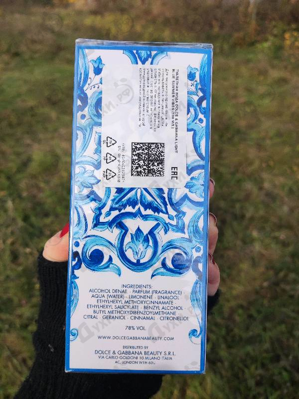 Купить Light Blue Summer Vibes от Dolce & Gabbana