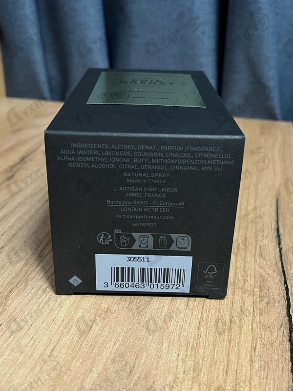 Духи Cuir Grenat от L'Artisan Parfumeur