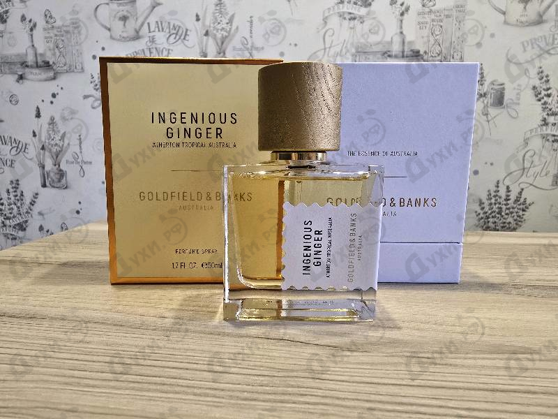 Парфюмерия Ingenious Ginger от Goldfield & Banks Australia