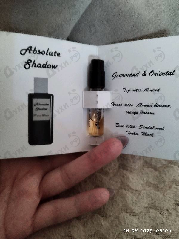Парфюмерия Absolute Shadow от Franck Boclet