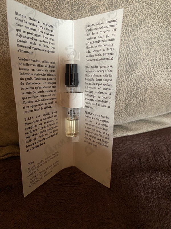 Духи Tilia от Marc-Antoine Barrois