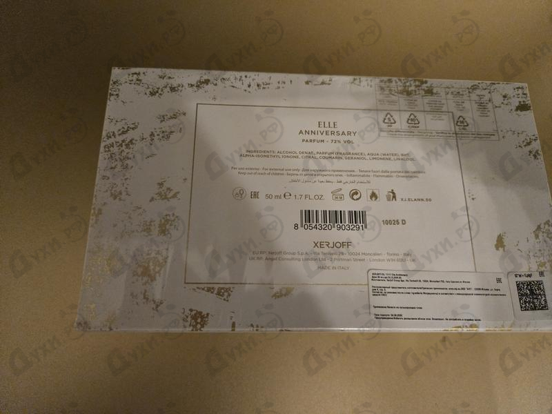 Отзыв Xerjoff Elle Anniversary