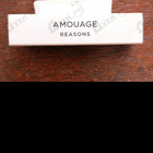 Отзывы Amouage Reasons